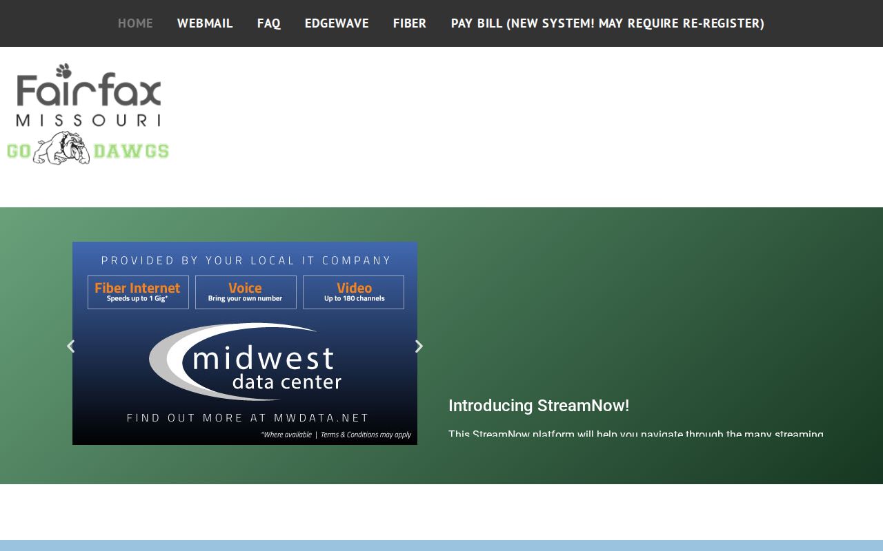 Official Fairfax Missouri municipal source for arrest record routing